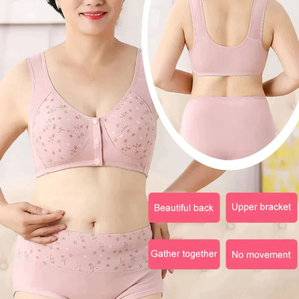 Imported™ Anti Sagging Front Open Cooling Cotton Bra 😍