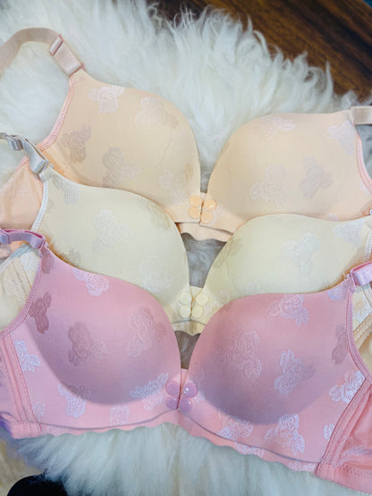 Imported Seamless Floral Bra Padded Pattern 🎁