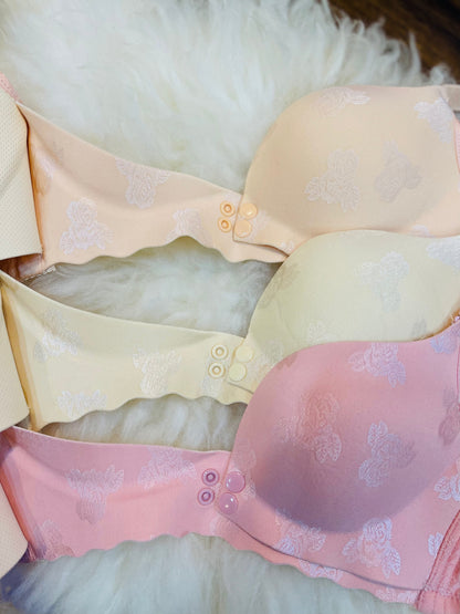 Imported Seamless Floral Bra Padded Pattern 🎁
