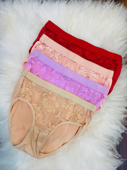 Lace Net Seamless Breathable See Through Panties 🎁